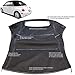 AutoBerry Compatible With Volkswagen Beetle Convertible Top & Heated Glass Window For Power Tops 2003-2009 Black Canvas Cloth
