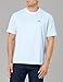 Lacoste Men's Short Sleeve Classic Fit Stripped Crew Neck Tee Shirt, White/Overview, L