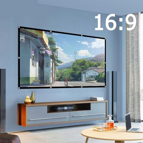 Pantalla portátil plegable de proyector 4K HD 150 pulgadas miniatura 4
