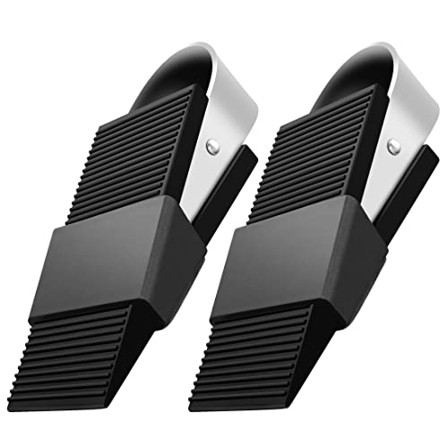Techoln Door Stoppers for Bottom of Door Metal and Rubber Door Stop - Image 2