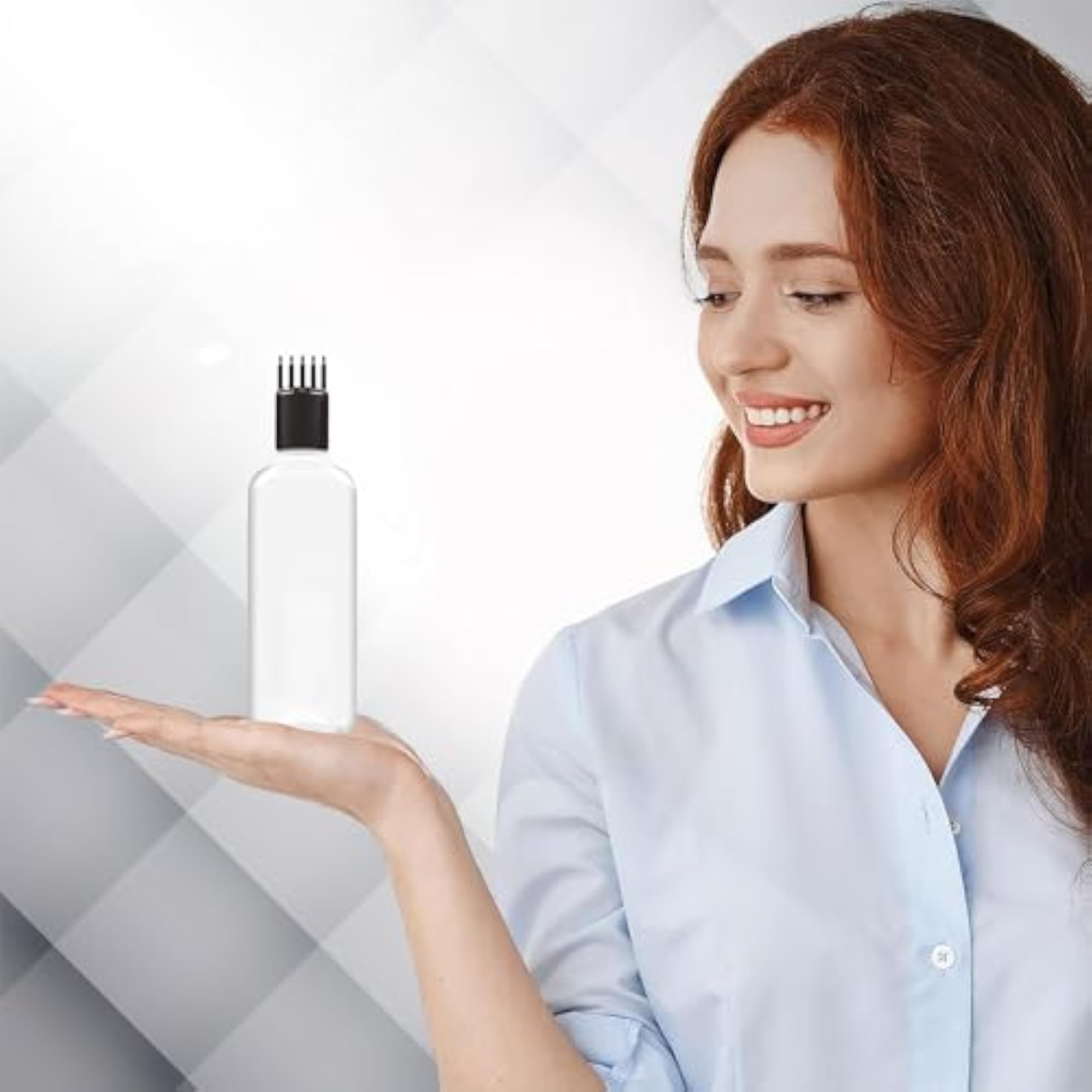 Hair Root Comb Applicator Bottle for Hair Oil