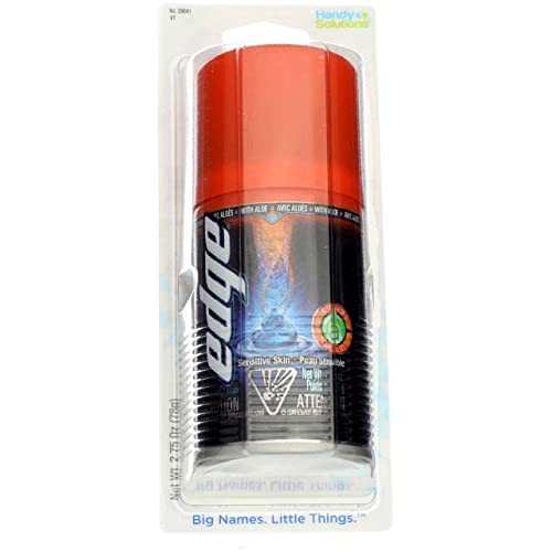 Edge Shave Gel, Sensitive Skin with Aloe 2.75 oz (Pack of 3)