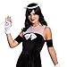 Disguise Women's Alice Angel Classic Adult Costume Adult Costume, black, M (8-10)