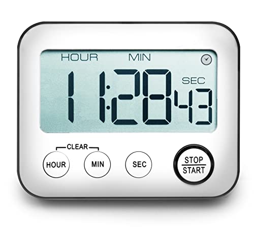 Multi-Function Timer,Count Down + Alarm Clock (Black) #TOP3