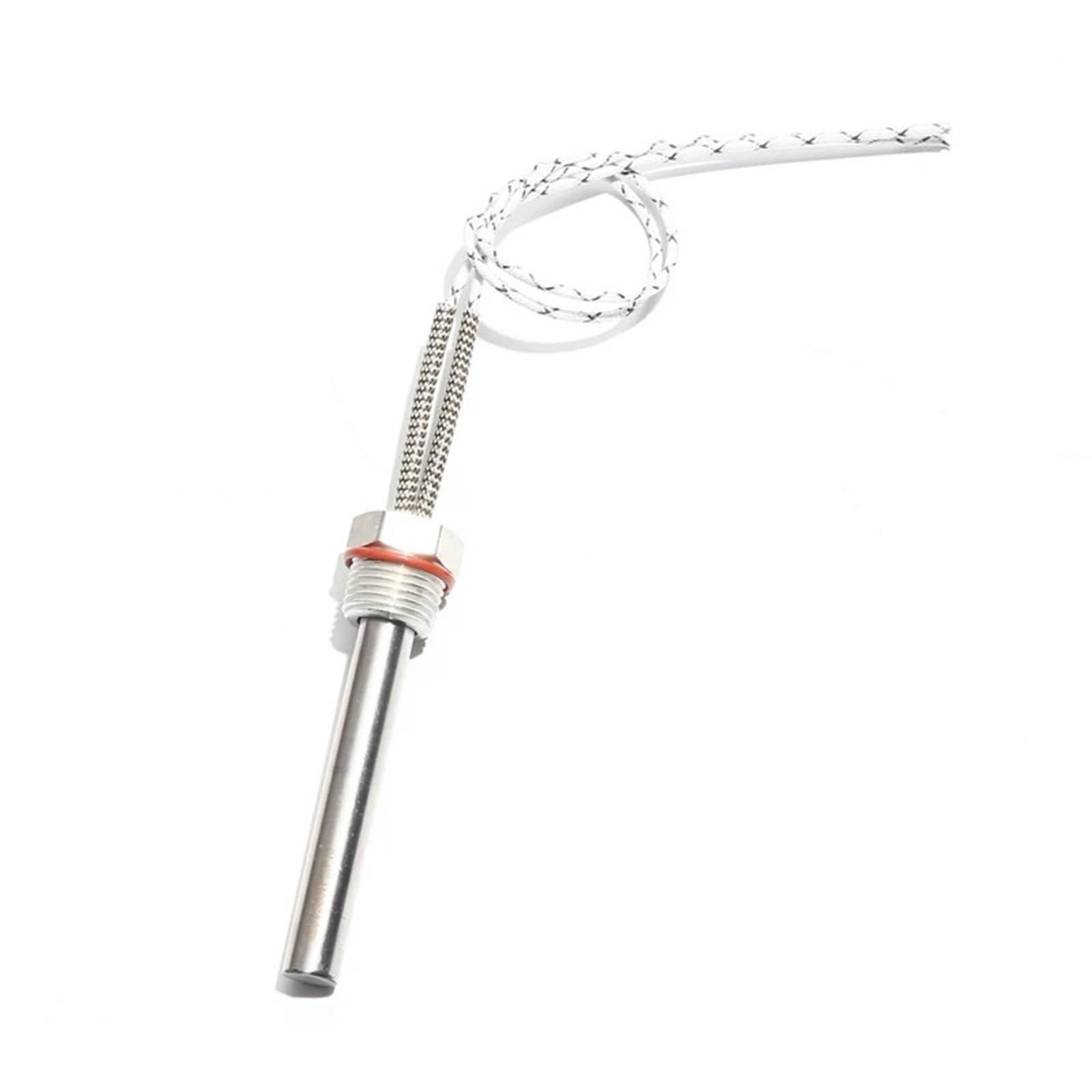 Elemento Calentador de Agua eléctrico, Calentador de Cartucho de inmersión con Resistencia de Varilla cilíndrica de Rosca de 1/2 ", 300/500/1/1, 5/2KW(150mm 500W)
