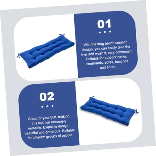 Coussin de banc portable et confortable en polyester resistant pour canape - 8
