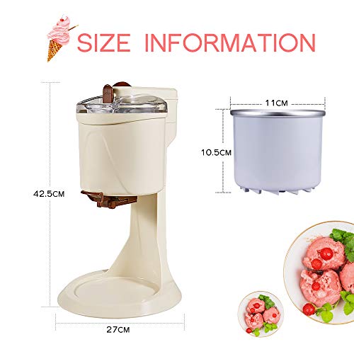 Happyeating Softeis-Eiscreme Machen, elektrische DIY-Küche Automatische Mini-Frucht-Softeis-Eismaschine für zu Hause… – Bild 3