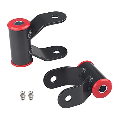 JDMON Compatible with Lowering 1-2 inch Rear Lowering Shackle Kit Dodge Ram 1500 2002 2003 2004 2005 2006 2007 2008 2WD Suspension Rear Drop Shackles kit Replace 412120