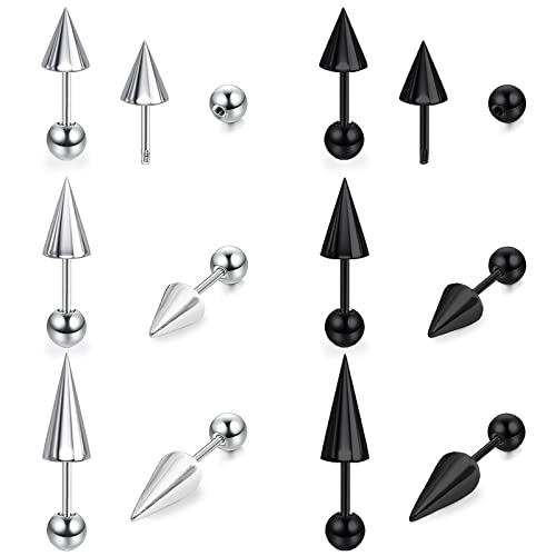 Joyería de piercing negro para Daith y tragus en tu día a día