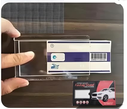 Card Holder for Car Card Cover Windshield Glass and All 4 Wheelers with 3M Double Sided Tape