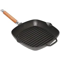 Biol Sartenes (26 cm) - Cast Iron Grill Pan 24, 26, 28 cm Removable Handle Induction BIOL (26 cm)