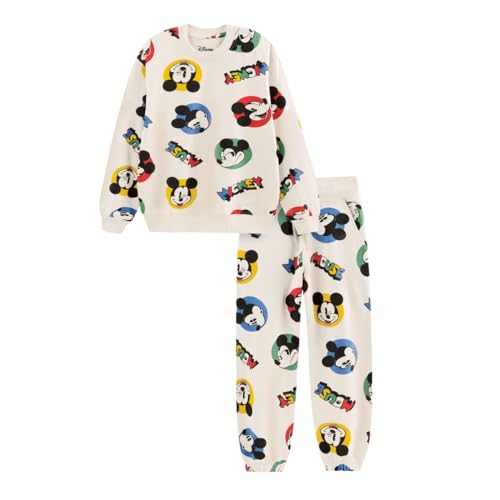 Image of Nap Chief Kids Cotton Official Disney Characters Printed Co ord Set for Boys & Girls, Sweatshirt And Joggers Clothing Set for Casual Wear