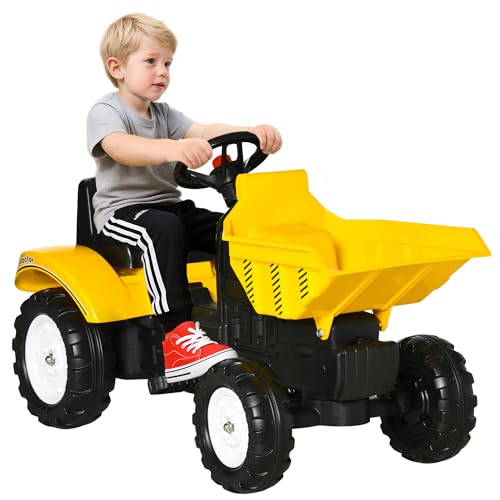 Aosom Ride On Excavator with Manual Control Bucket, No Power