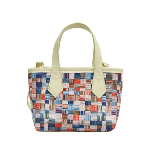Sac à main à carreaux femme, motifs colorés et vitalité tendance