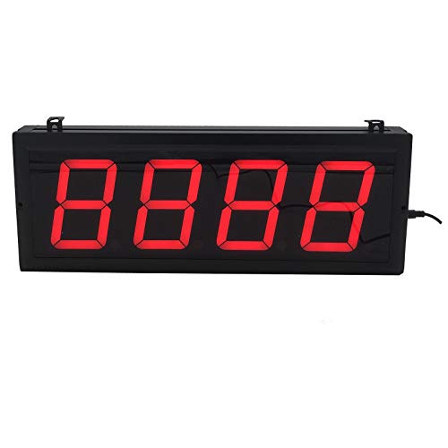 Btbsign Led Up/Down Counter With Switch Box & Remote Red 4'' Led Display (4Digit) #TOP3