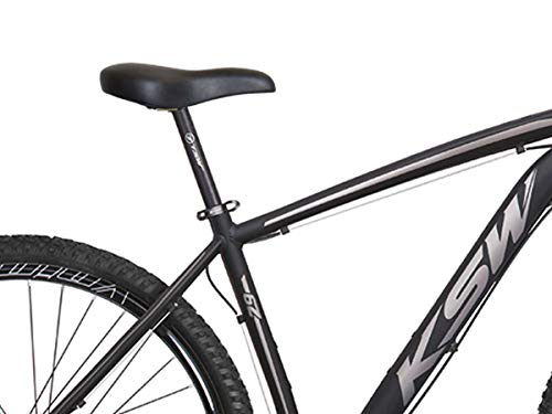 Bicicleta Aro 29 KSW XLT Altus 24v Hidráulico Preto com Prata 21