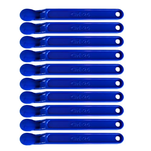 Sticker & Label Remover Tool - Plastic Peelers for Plastic Glass & Wood Adhesive Decal Price Tag Glue & Paint Removal Ergonomic Non-Slip Scraper for Crafts DIY & Home Use (10)