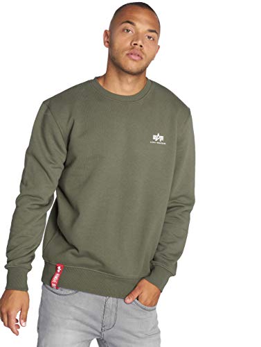 Preisvergleich Produktbild Alpha Industries Basic Small Logo Sweatshirt Oliv M