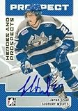 Jared Staal autographed Hockey Card (2006 Heroes & Prospects #94) - Autographed Hockey Cards