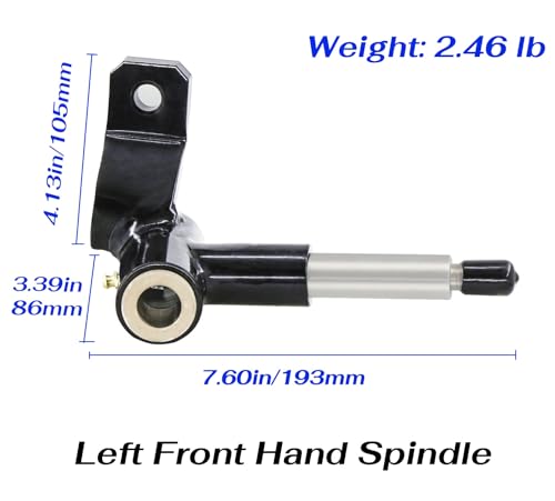 SQFOR Golf Cart Front Hand Spindle, Left & Right Club Car Precedent Front Hand Spindle Fits Club Car Precedent 2004-up Tempo 2018-up Accessories Parts, 102287901 103638701 102287801 103638702 - Thumbnail 4