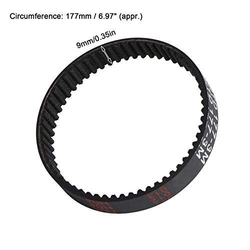 Cker 725,Kw713,Black and Decker Planer Belt 914592 Dn750 D6,Black and Decker Planer Belt,Kw715,324830 02 9Mm Toothed Planer Drive Belt Rubber for Black Decker Kw715 Kw713 Bd713 177 - Image 3