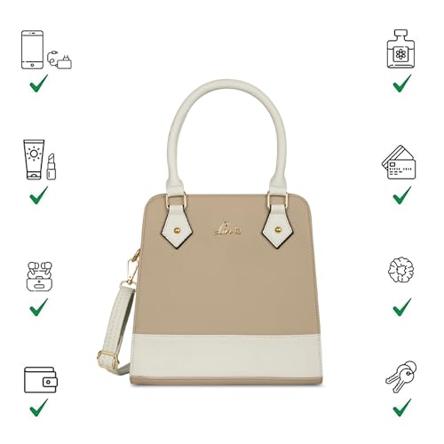 Image of Lavie Women's Pastel Roxie Small Satchel Bag | Satchel Handbag for Work | Ladies purse | Stylish Shoulder Bag | Gift for Women