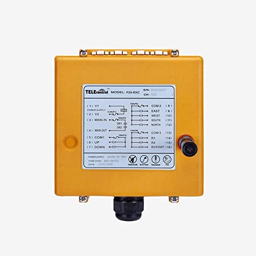 Micro Electric Hoist Industrial Radio Remote Control Wireless Transmitter Stop Button 2 Key Switch F21-2S-WD 110V DC (1 Transmitter+1 Receiver) - Image 3