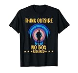 Funny Think Outside Box Outfit For Hiking Dad Tee