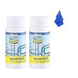 Vollstern Abflussreiniger Schaum Extra Stark, Rohrreiniger Extrem Stark, Wild Sink Und Drain Cleaner, Hochwirksamer Rohrreiniger Mit Aktivschaum, Für Küche, Bad, Toilette, Balkon (2pcs)