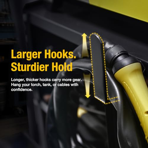 Weldpro Welding Cart for MIG Welder TIG Welder and Plasma Cutter, 3-Tier Heavy Duty welder Cart with 400Lbs Static Weight Capacity, 360° Rolling Welding Trolley with Swivel Wheels