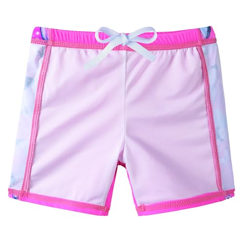 Image of Girls Two Piece Swimsuit Floral UPF 50+ Rash Guard Set Kids Beach Swimwear