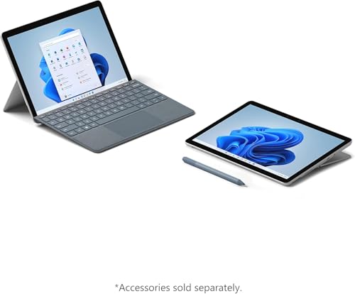 Microsoft Surface Go 3-10.5" Touch-Screen - Intel Pentium Gold-4GB Memory - 64GB SSD - WiFi - Platinum Windows 11 PRO (Renewed) by Microsoft - Used condition - Image 4