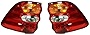 GO-PARTS - Pair/Set - for 2001-2004 Toyota Sequoia Rear Tail Lights Lamps Assembly/Lens/Cover - Left & Right (Driver & Passenger) Side Replacement TO2801149 TO2800149 81550-0C020 81560-0C020