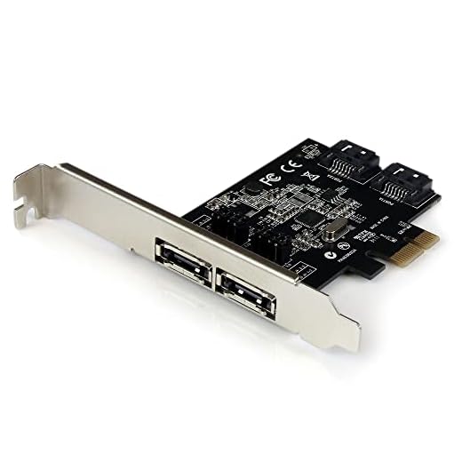 StarTech.com 2 Port SATA III PCI Express Schnittstellenkarte - 2 Port Serial-ATA 6Gbit/s PCIe Karte - SATA/eSATA Kontroller Karte für 2 Laufwerke (PEXESAT322I)