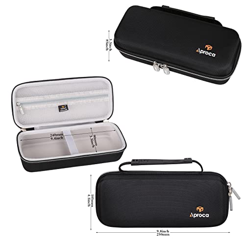Aproca Case Compatible with Waterpik WF-20 / WF-02 Cordless Water Flosser, Storage Portable Bag for Accessories -Black with Grey Interior (Case Only) by Aproca - Image 6