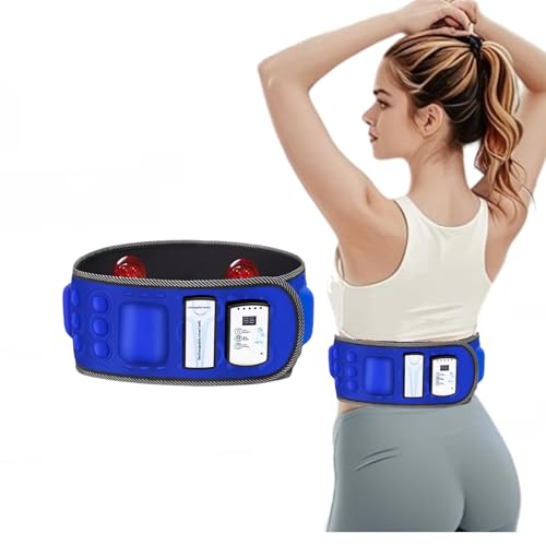 Generic - Slimming Belt, 36 Mode Waist Trimmer for Big Abdomen,Belly, Low Lumbar, Back, Hip, Thigh, Leg, Arm, Body Shaper &Trainer, Electronic Calorie Burning Machine for Muscle Tension Relief & Fitness Blue