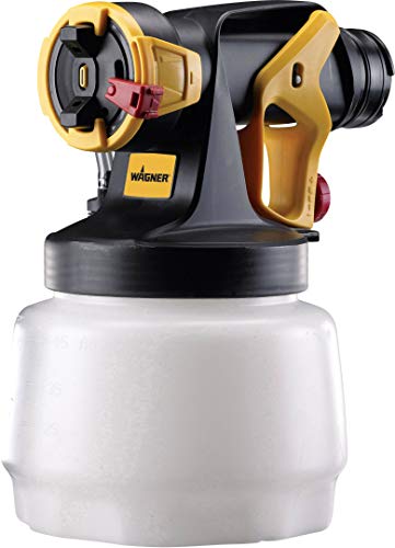 WAGNER Nakładka do spryskiwania Wall Extra I-Spray 1300 do system natryskowych WAGNER FLEXiO - farby ścienne do wnętrz, pojemność pojemnika 1300 ml, czarna