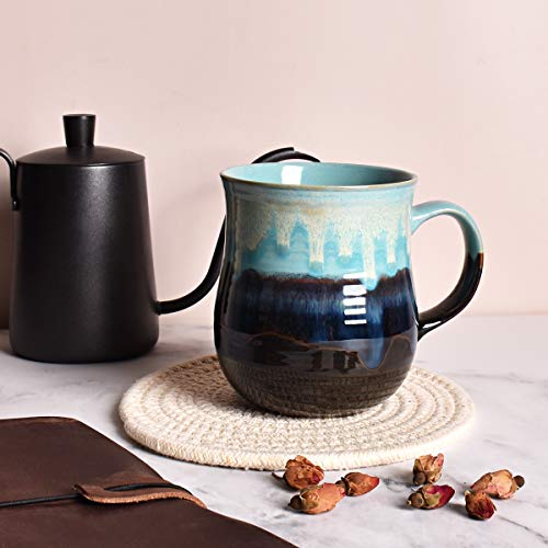 Taza grande de cerámica Bosmarlin 21 onzas miniatura 4