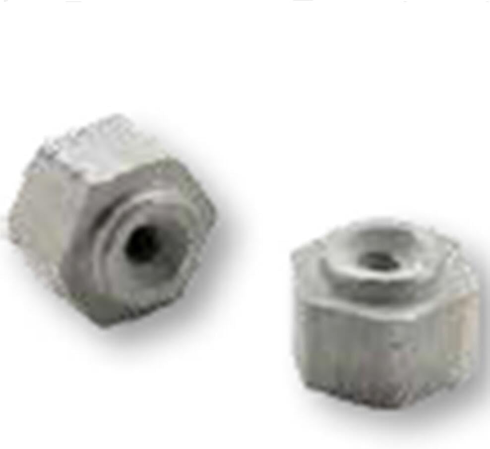 SMTSO-116-8 100Pcs Welded SMT Nuts Carbon Steel,Tin Plating,Use in PC Board,Havn't Packing Into Reel - (Size: SMTSO-832-8 100)