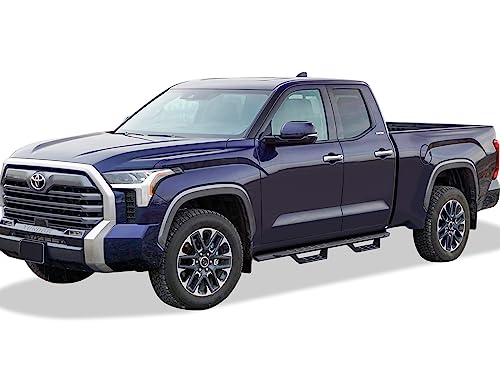 Estribos negros APS para Toyota Tundra 2022-2026 miniatura 6