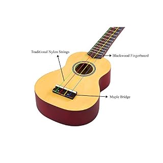 Kit Débutant Ukulélé Soprano – 21 pouces avec Comment jouer Songbook Sac de transport Tuner numérique tout en un Set - Les Beatles, Paul McCartney, John Lennon, RIngo Starr, George Harrison Kit Débutant Ukulélé Soprano - 21 pouces avec Comment jouer Songbook Sac de transport Tuner numérique tout en un Set – Image 3