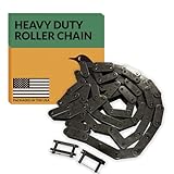 PGN C2080H Heavy Duty Conveyor Roller Chain x 10 Feet + 2 Connecting Links