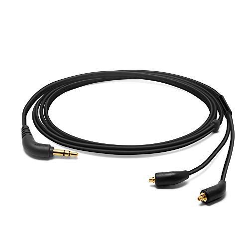 Oyaide HPC-MXSBLACK HPC-MX's 3.5 mm to MMCX Cables, Black, 1.2 m