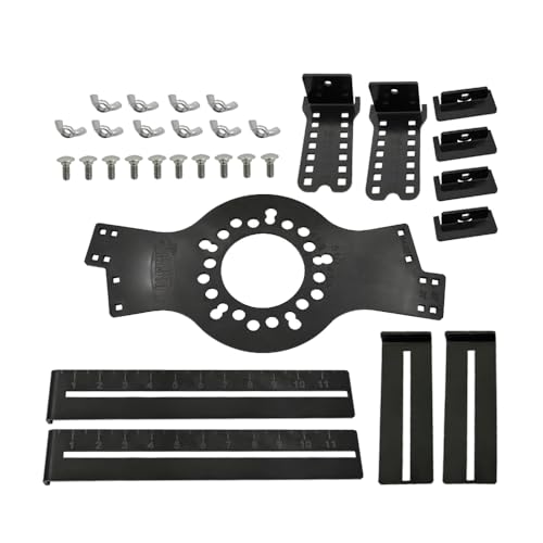 Image of Wheel Fitment Simulator Tool, 14 inch-22 inch 5-Lug Wheel Offset Tire /Rim Fit Size Measuring Mockup Tools, Fits 14-22inch Rim Diameter and 7-17inch Width