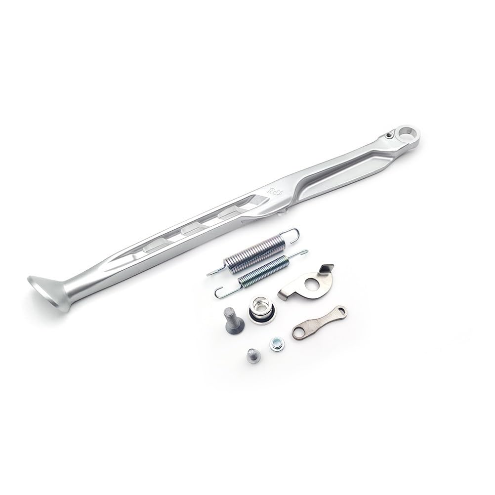 Supporto Cavalletto Laterale Moto Staffa per Piede Cavalletto Laterale Supporto Resistente alla Corrosione Durevole Supporto per Parcheggio Scooter per Accessori Moto KEWS KAYO BSE