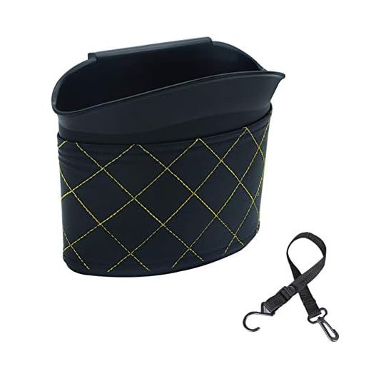 Sevend Car Trash Can, Plastic Garbage Bin, Hanging Recycle Universal Best Auto Mini Rubbish Bin Waste Bag Litter Container for Vehicle Office Study Room