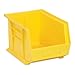 QUANTUM Ultra Poly Bins - 8-1/4 x10-3/4 x7" - Yellow