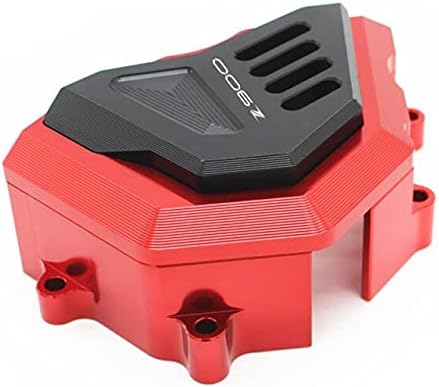 Accessories CNC Aluminum Motorcycle Front Sprocket Cover Chain Guard Crash Protector Slider for Kawasaki Z900 2017 1819 - (Color: red)