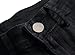TIRANGER C Men's Ripped Skinny Slim Fit Stretch Distressed Destroyed Jeans Denim Pants Black 30