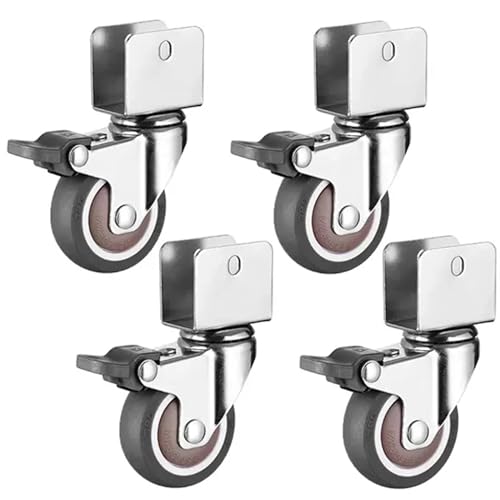 Roulettes anti-rayure pour berceau 18mm afin de bloquer et déplacer vos meubles facilement